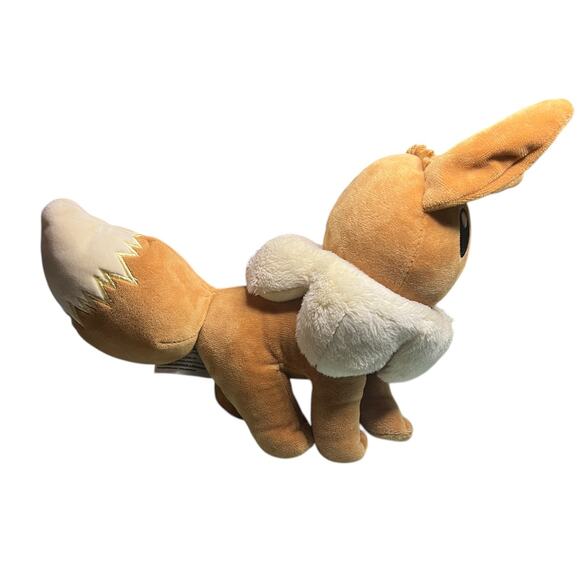 Eevee Standing Pokemon Plush Toy Stuffed Animal 9” Wicked Cool Toys Nintendo - Picture 8 of 11